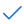 ✓
